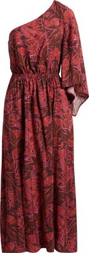 Chelsea28 Floral One-Shoulder Maxi Dress