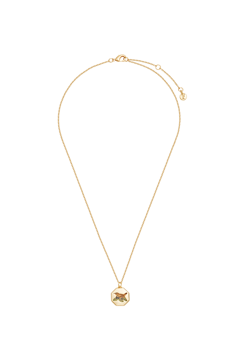 Wren & Blackberry Necklace, Alternate, color, Gold