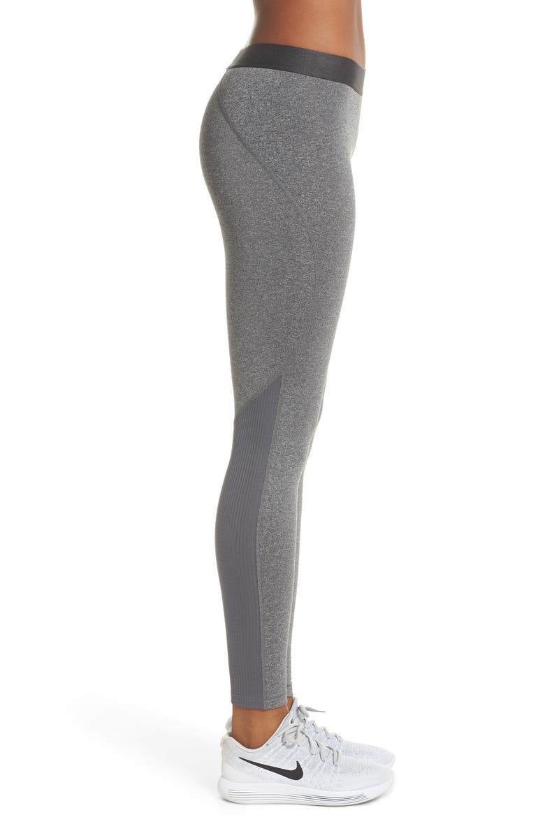 Pro Warm Training Tights, Alternate, color, CHARCOAL HEATHER/ GREY/ BLACK