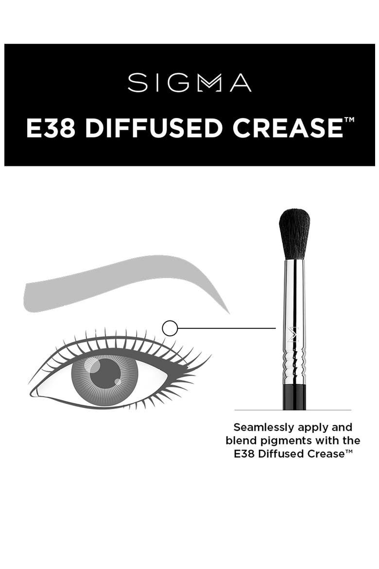 E38 Diffused Crease™ Brush, Alternate, color, NO COLOR