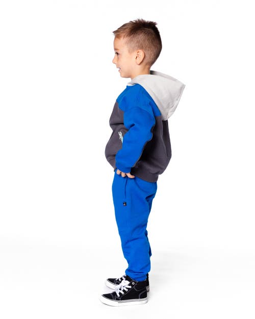 Deux Par Deux Fleece Sweatpants In Blue