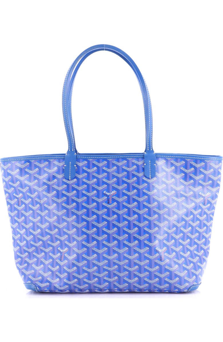 Pre-Owned Goyard Artois Tote Coated Canvas PM, Main, color, Blue