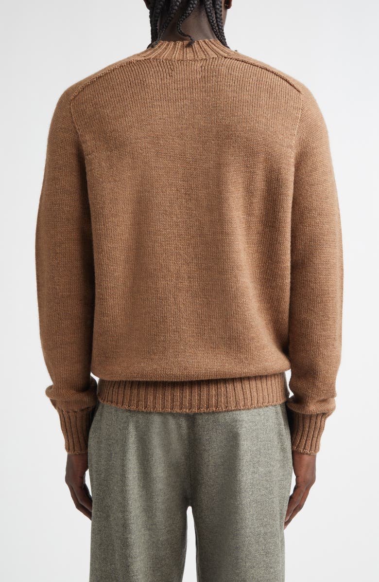 De Bonne Facture Countryside Wool Sweater, Alternate, color, Hazelnut