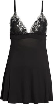 Black Bow Demure Chemise