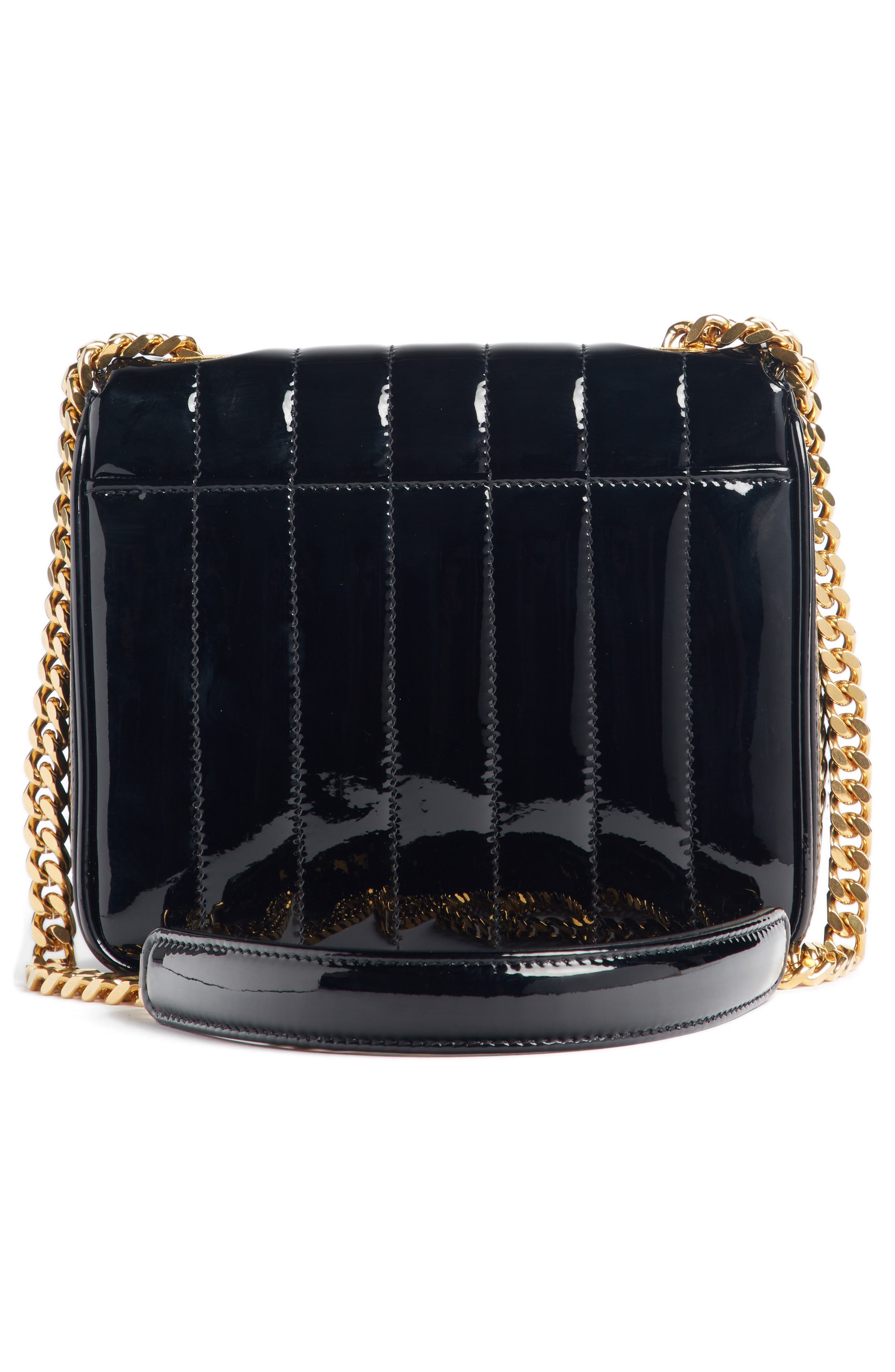 Saint Laurent Small Vicky Patent Leather Crossbody Bag, Alternate, color, 