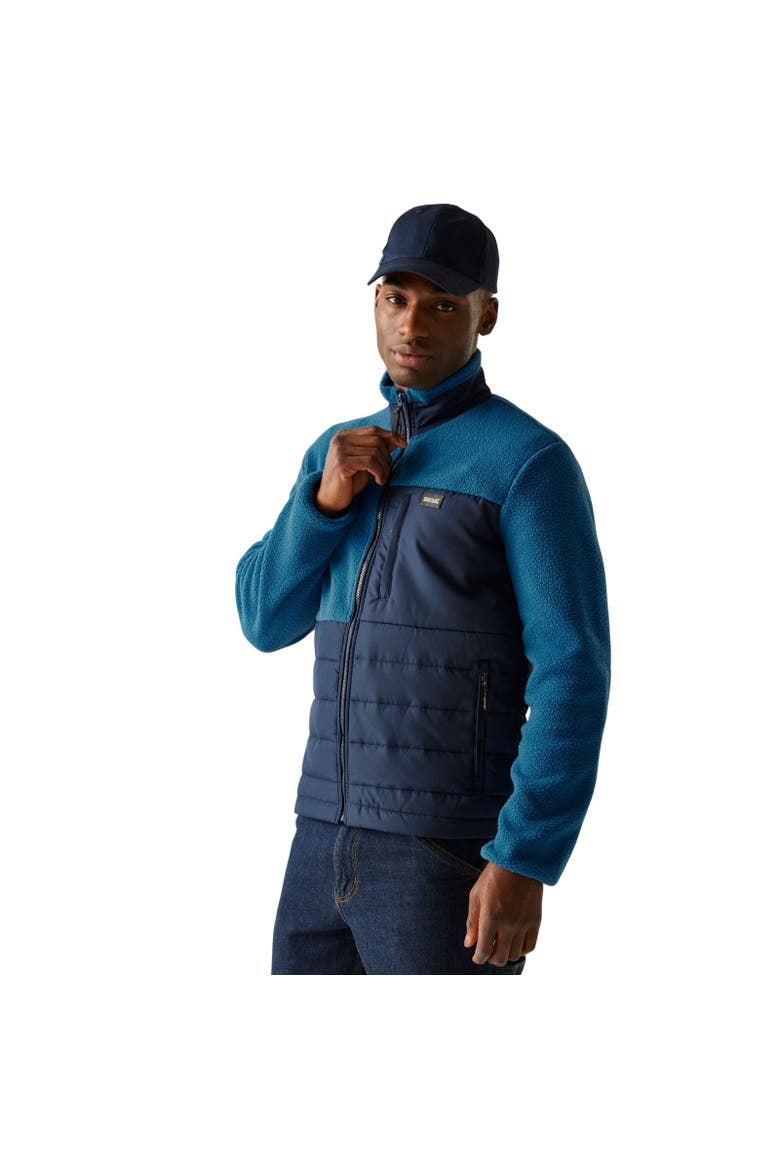 Frankie Borg Full Zip Hybrid Jacket, Alternate, color, Navy and Snorkel Blue