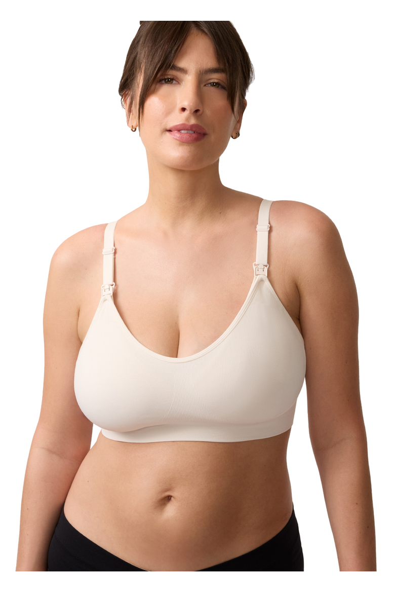 Seamless Nursing + Pumping Bra 2-Pack Bundle, Alternate, color, Black/Ash