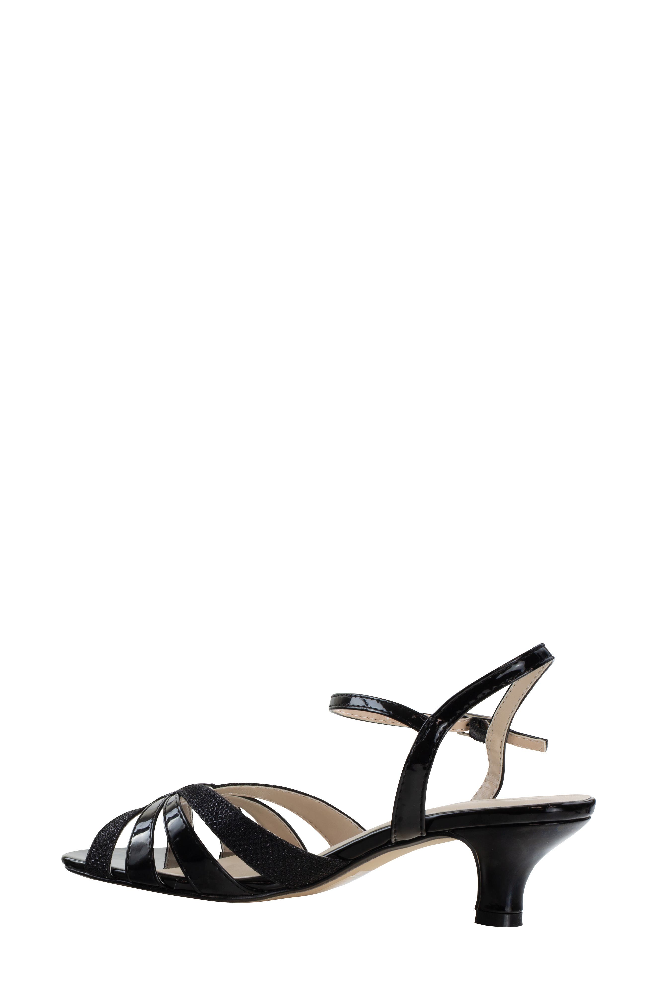 Jane Ankle Strap Sandal, Alternate, color, BLACK