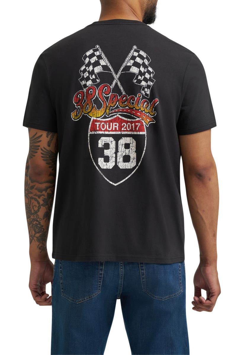 Wrangler Cotton Graphic T-Shirt, Alternate, color, Jet Black