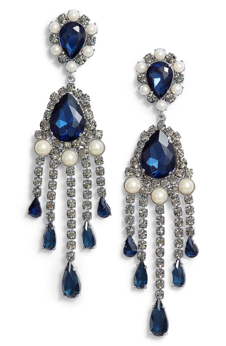 Kate Spade New York fringe drop earrings, Main, color,