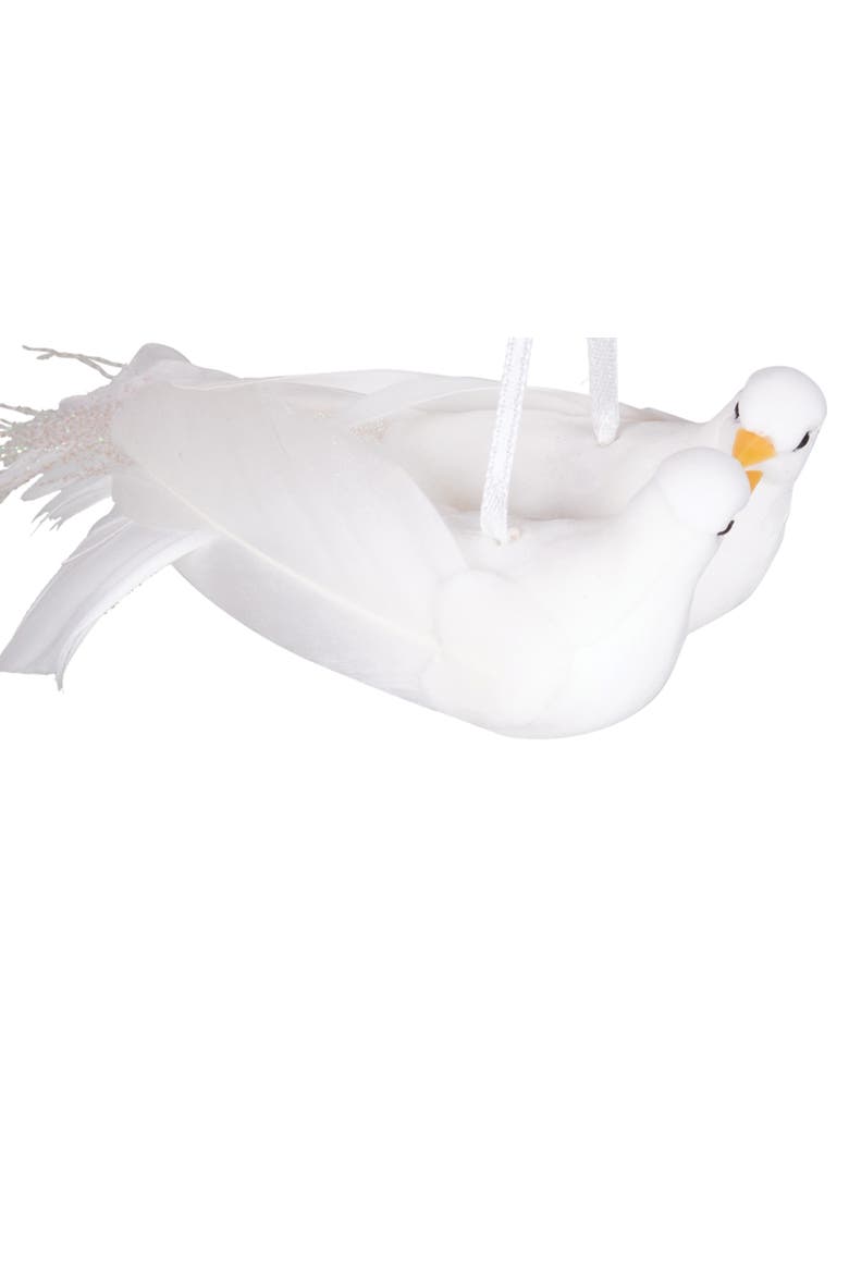 Dove Ornament, Alternate, color, White