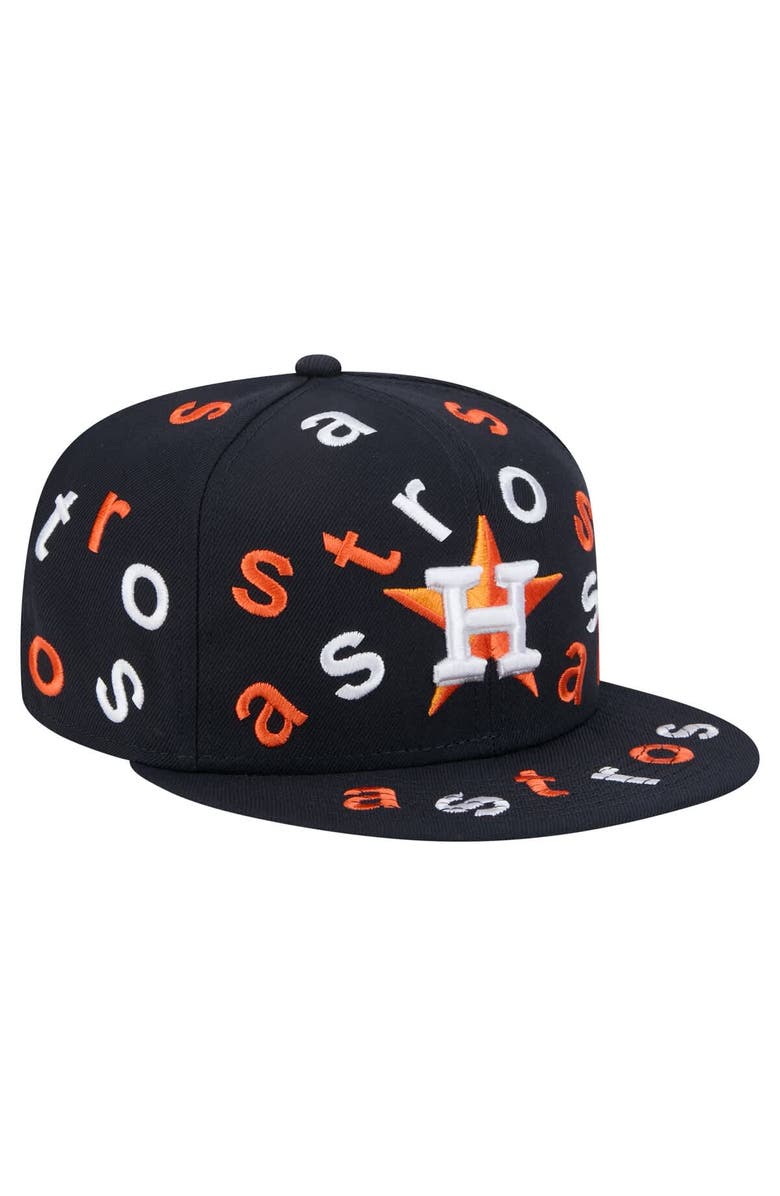 New Era Men's New Era Navy Houston Astros Team Confetti 59FIFTY Fitted Hat, Alternate, color, 
