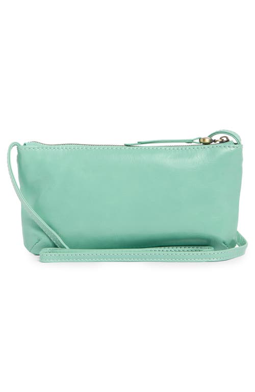 Hobo Cara Leather Crossbody Bag In Seaglass
