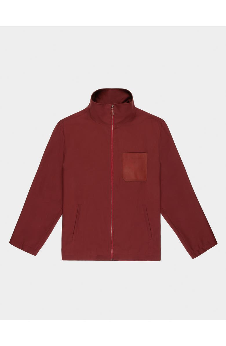 Bally Wool Bomber Jacket, Alternate, color, Red