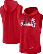 Nike Men's Nike Red St. Louis Cardinals Athletic Sleeveless Hooded T-Shirt