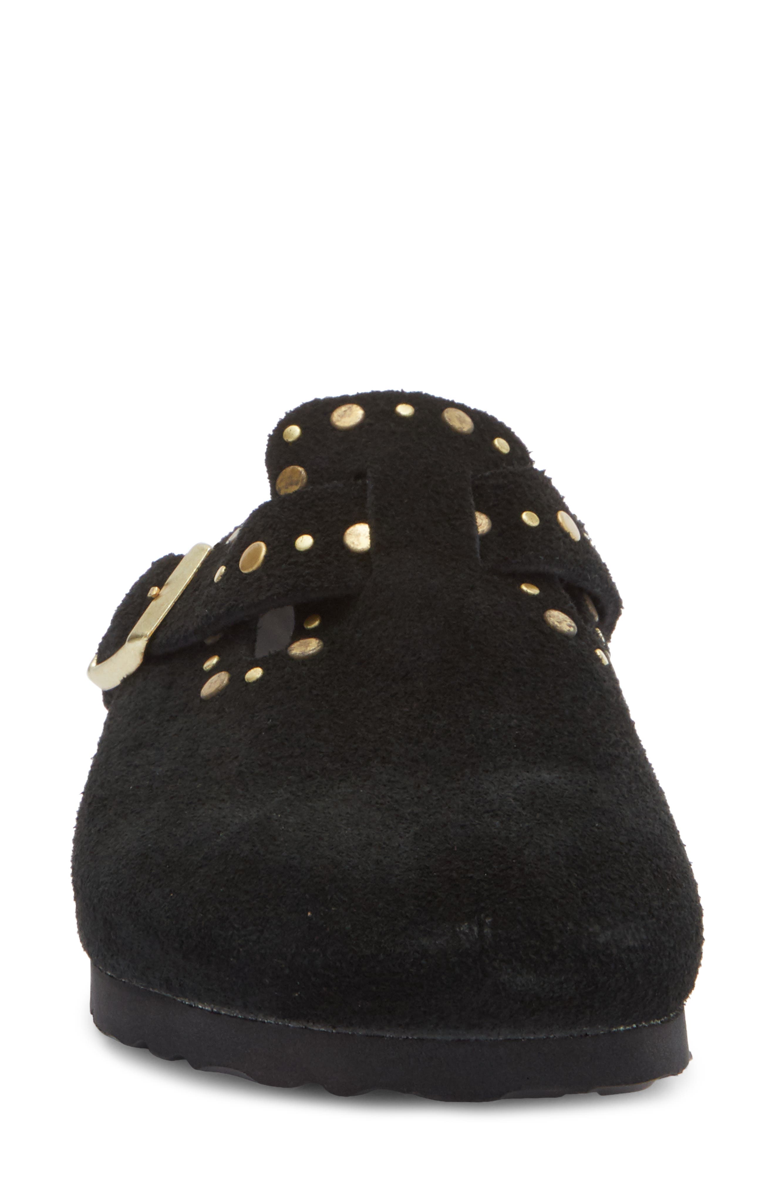 Birkenstock Boston Rivets Exquisite Clog, Alternate, color, Black