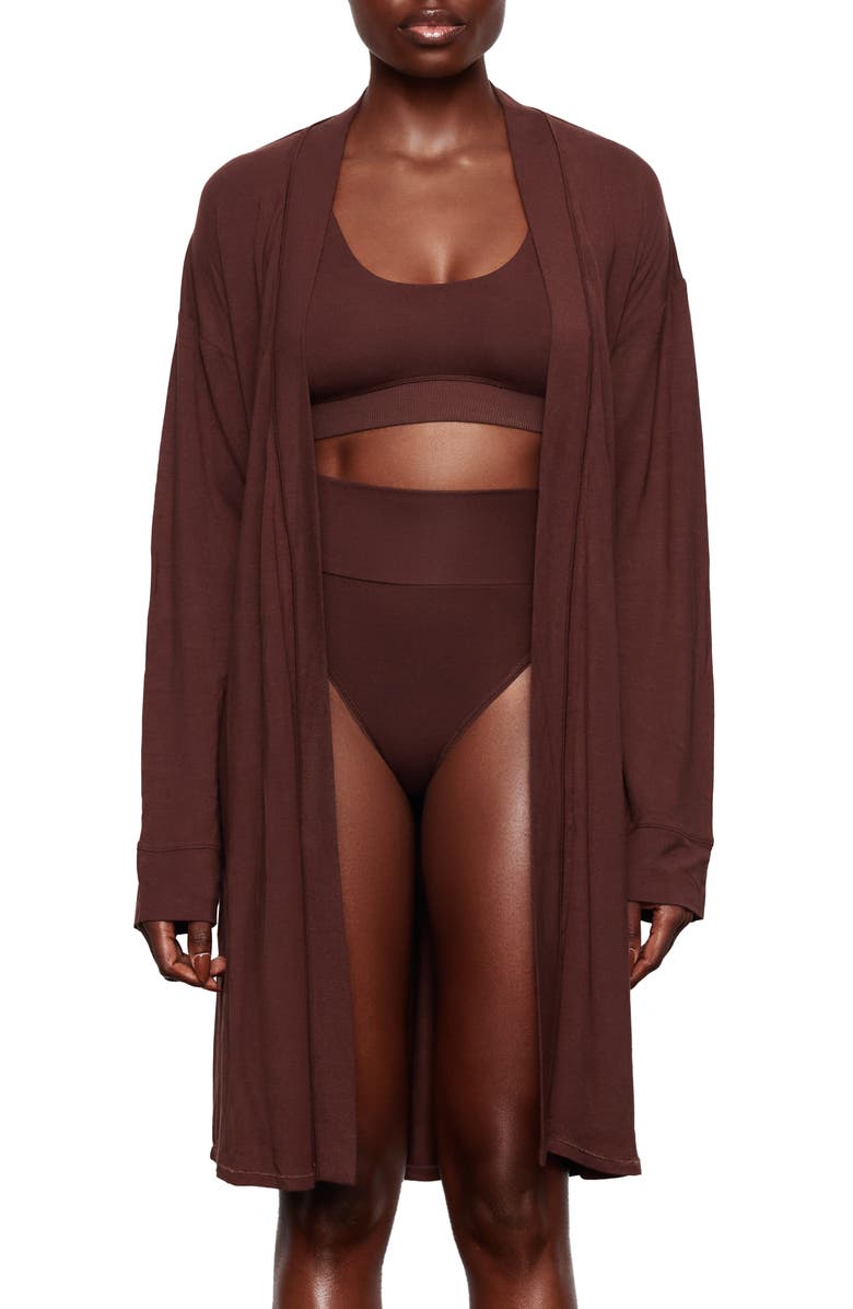 SKIMS 'SKIMS Sleep Short Robe, Alternate, color,