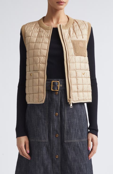 Knit & Quilted Down Vest