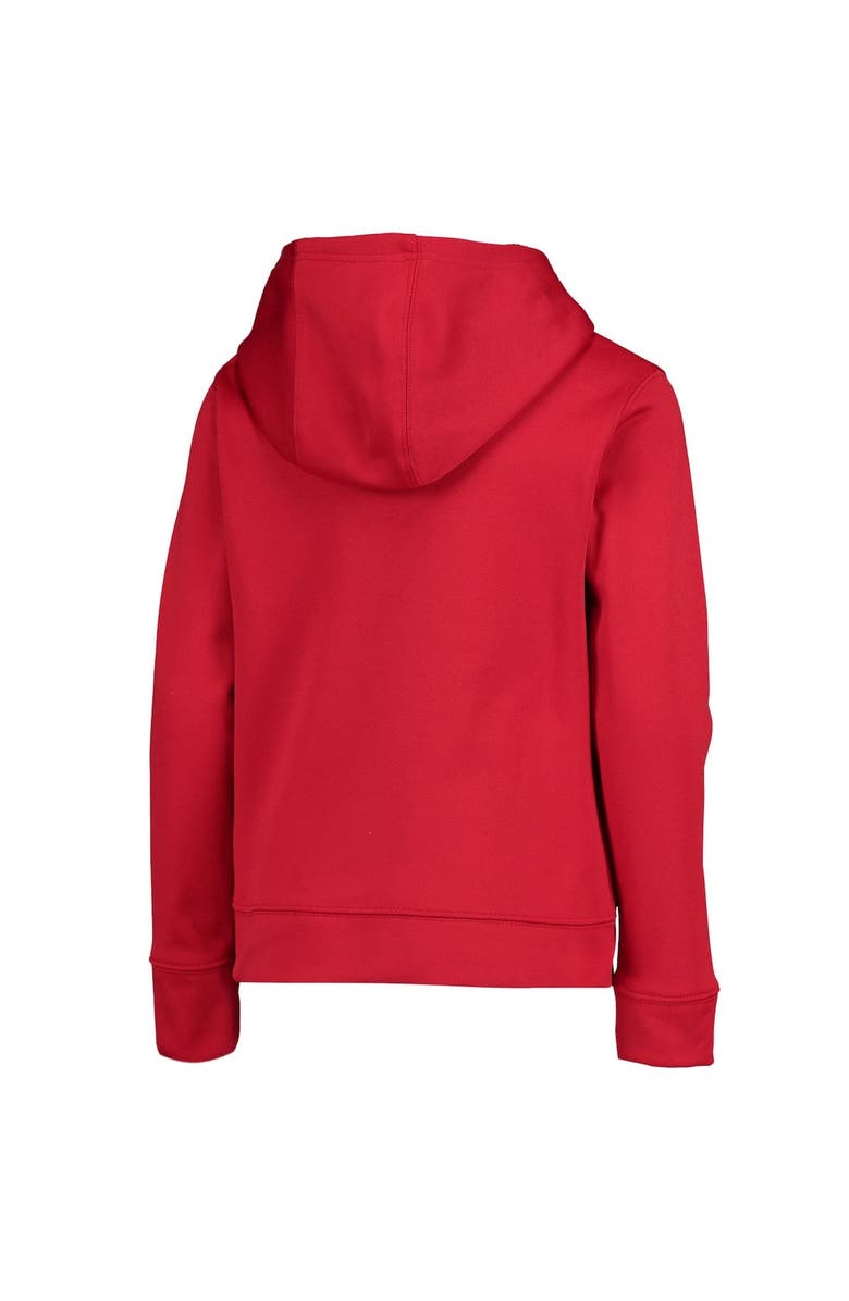 Outerstuff Youth Scarlet Nebraska Huskers Fast Pullover Hoodie, Alternate, color, 