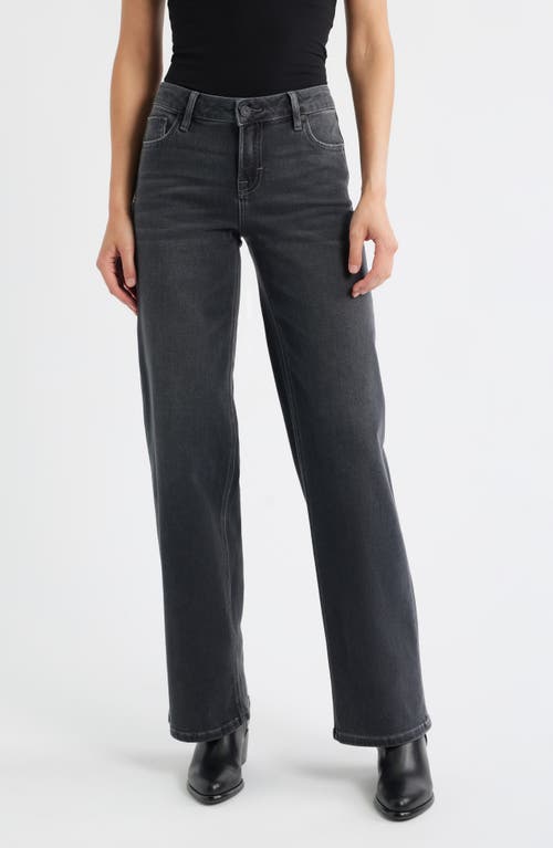 Hidden Jeans Mid Rise Dad Jeans In Gray