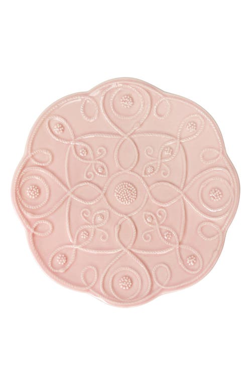 Juliska Jardins Du Monde Assorted Dessert/salad Plates, Set Of 4 In Blush