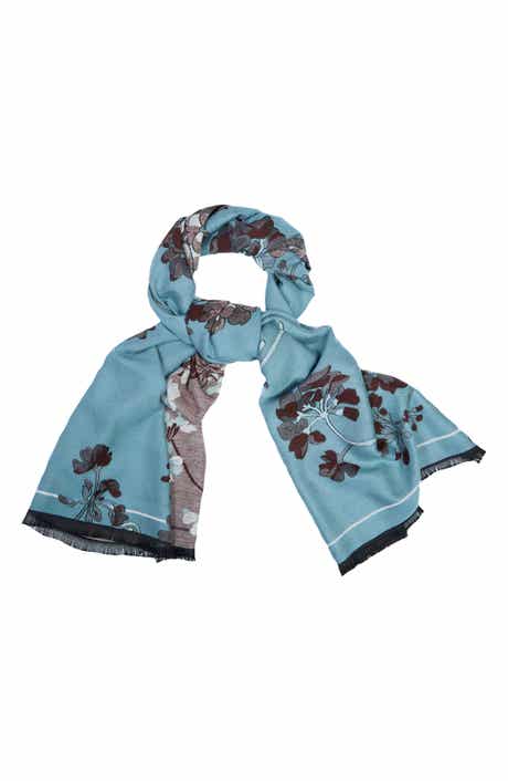 SAACHI Botanical Reversible Print Scarf
