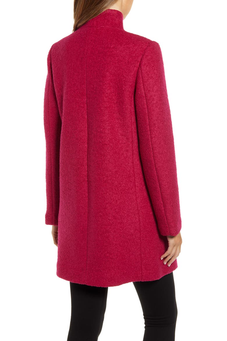 wool blend coat, Alternate, color, POKEBERRY