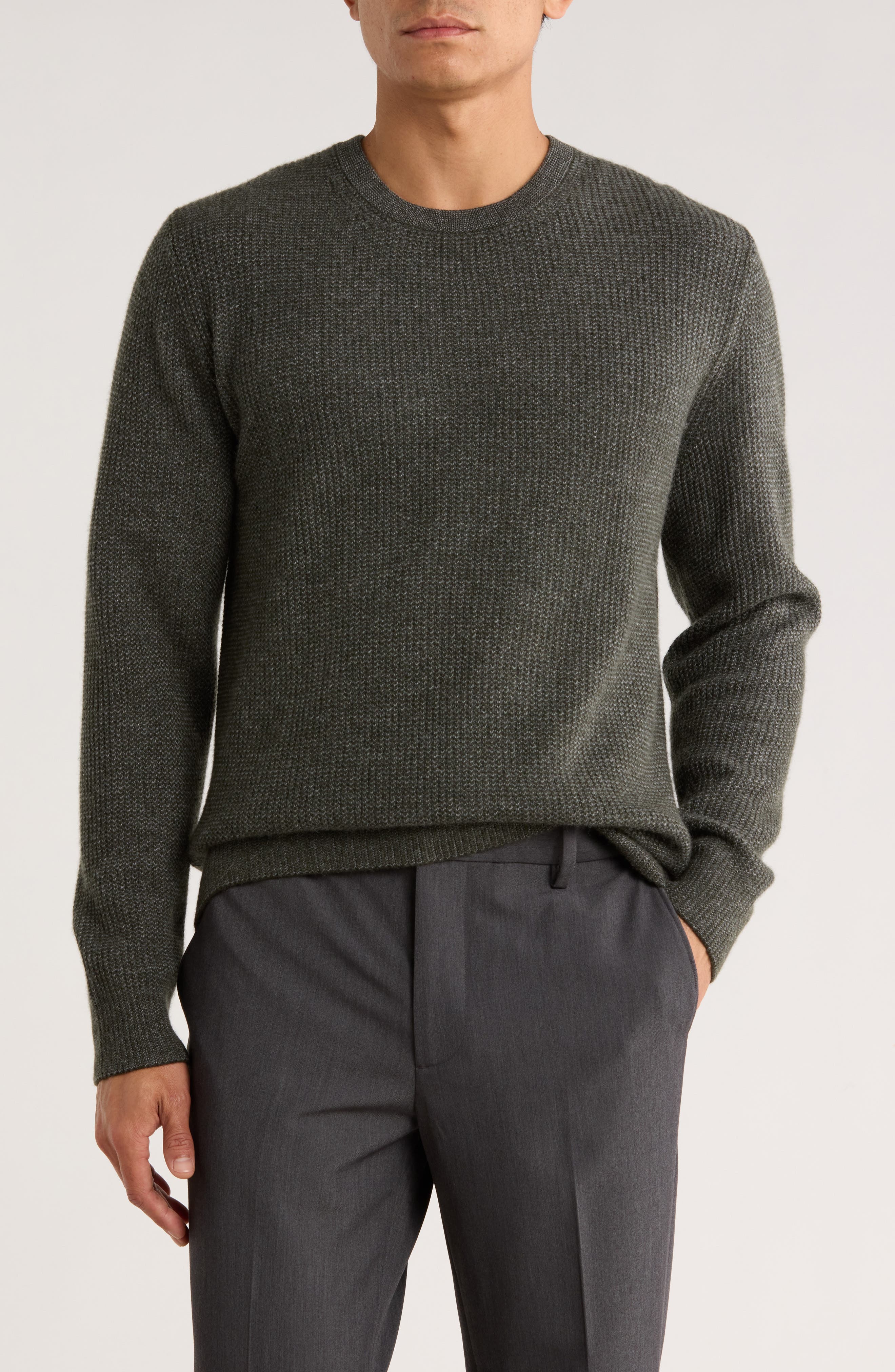 Amicale Feeder Stripe Cashmere Sweater