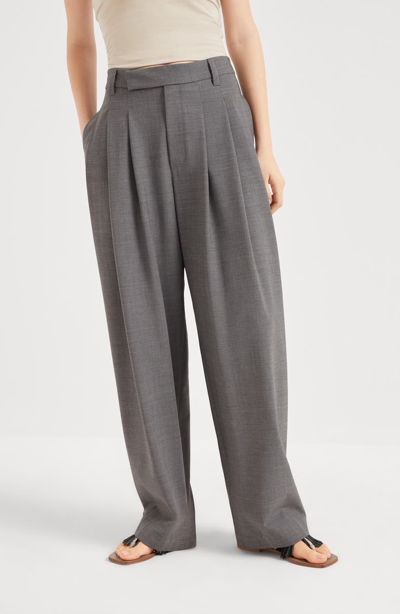 Brunello Cucinelli Sartorial Baggy trousers, Alternate, color, 