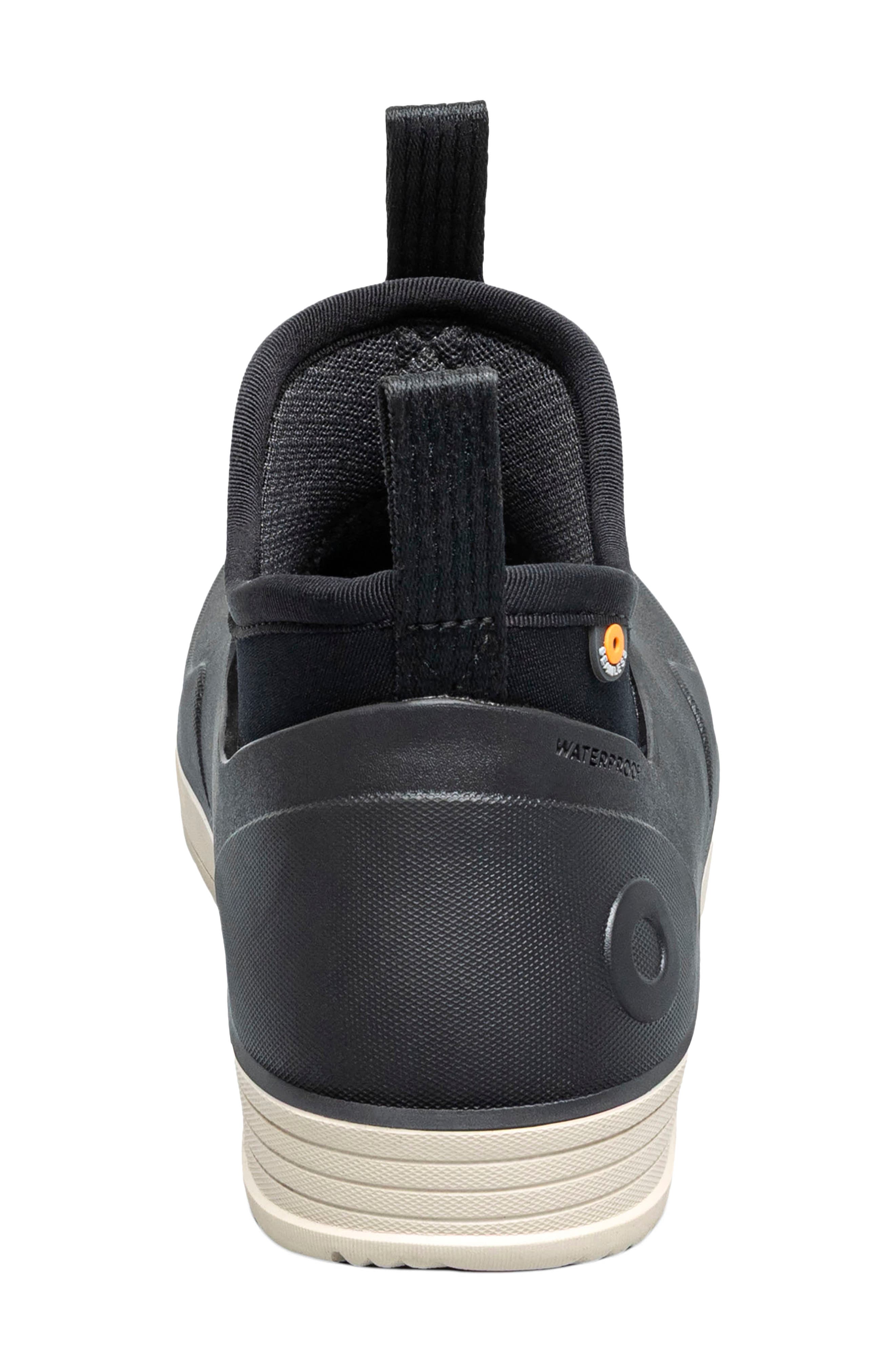 Bogs Rockaway Seamless Waterproof Chelsea Rain Boot, Alternate, color, Black