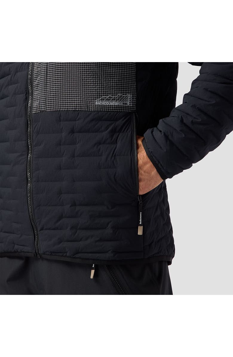 Backcountry Peale Primaloft Stitch-Free Baffle Stretch Jacket - Men's, Alternate, color, Black
