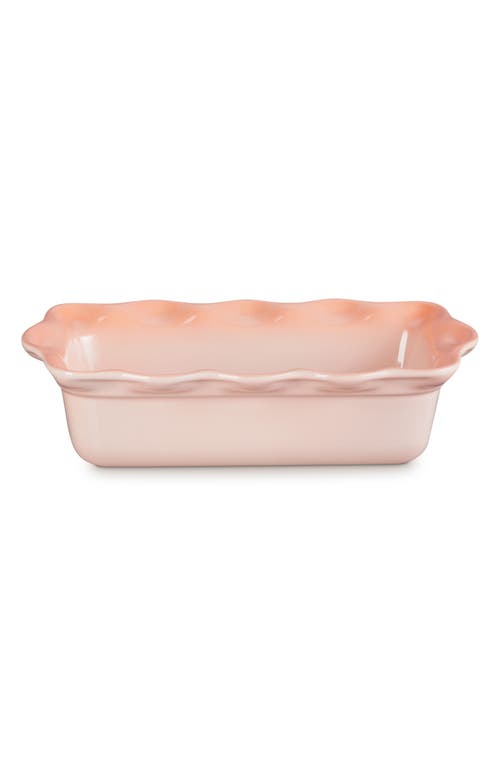 Le Creuset Heritage Stoneware 9-inch Fluted Loaf Pan In Peche