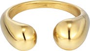Adornia 18K Gold Plated Open Band Ring