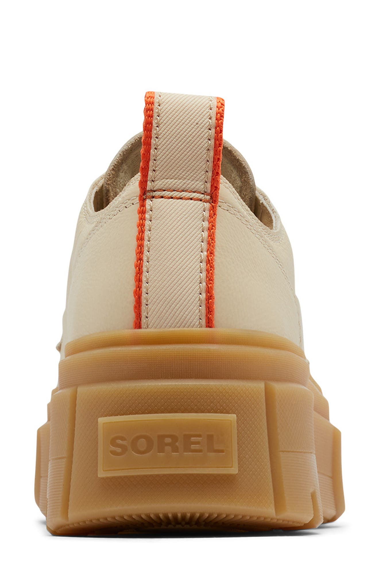 SOREL Caribou X Waterproof Platform Sneaker, Alternate, color, Bleached Ceramic/ Gum 16