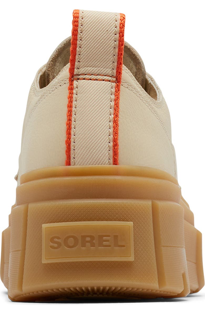 SOREL Caribou X Waterproof Platform Sneaker, Alternate, color, Bleached Ceramic/ Gum 16