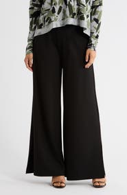PATRIZIA LUCA Side Pocket Wide Leg Pants