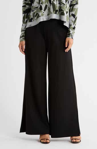 PATRIZIA LUCA Side Pocket Wide Leg Pants