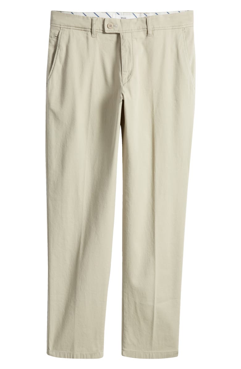 Brax Evans Regular Fit Flat Front Chino Pants, Alternate, color, Rye