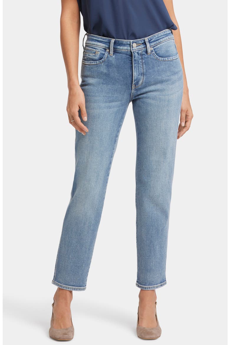 Stella High Waist Ankle Tapered Jeans, Main, color, INDIGO STREAM