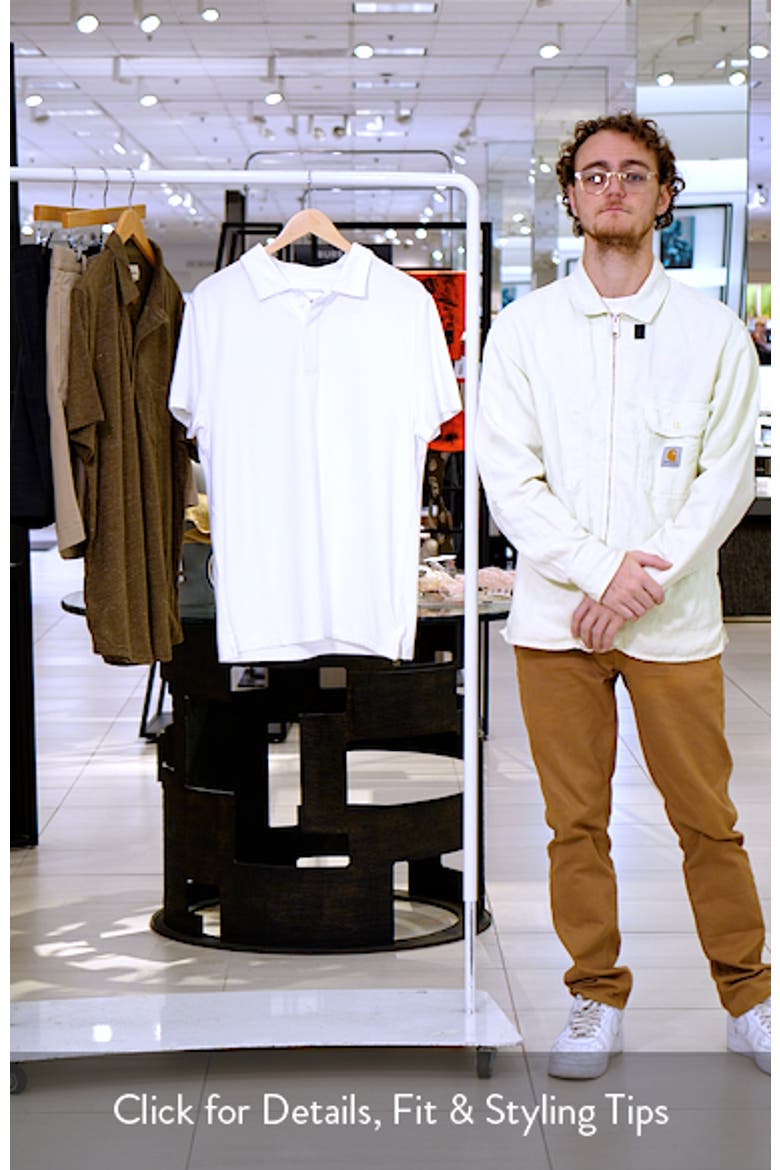 Biscayne Slim Fit Cotton Blend Piqué Golf Polo video