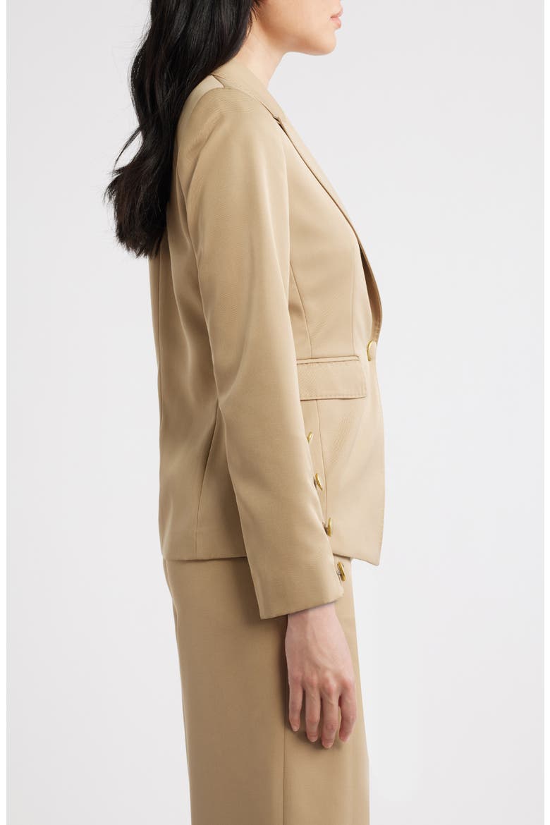 One-Button Jacket, Alternate, color, KHAKI