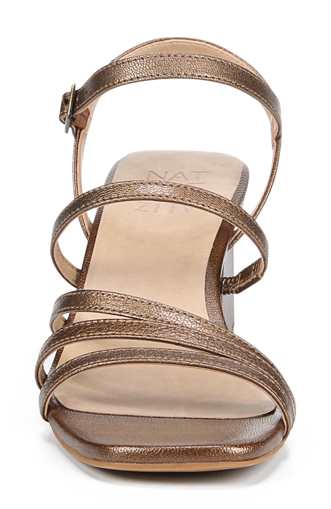 Niko Strappy Sandal, Alternate, color, BRONZE