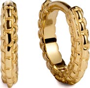 Monica Vinader Heirloom Mini Huggie Earrings