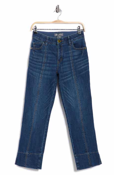 Democracy Front Seam Kick Flare Jeans