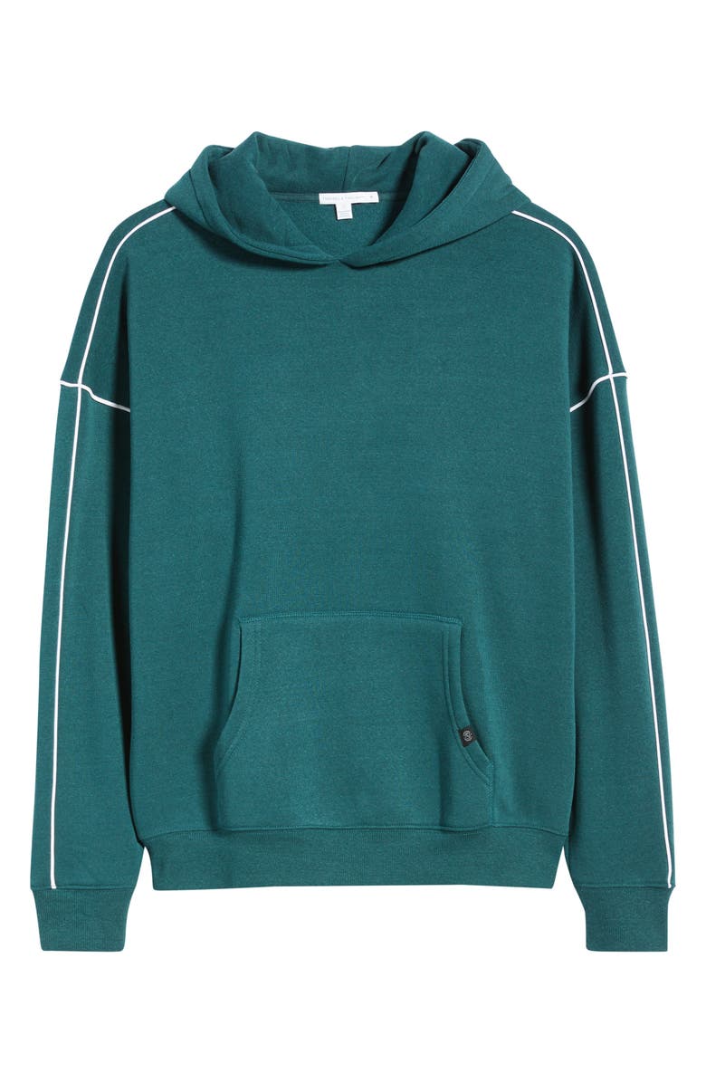 Threads 4 Thought Marcel Oversize Fleece Hoodie, Alternate, color, Serrano/ White