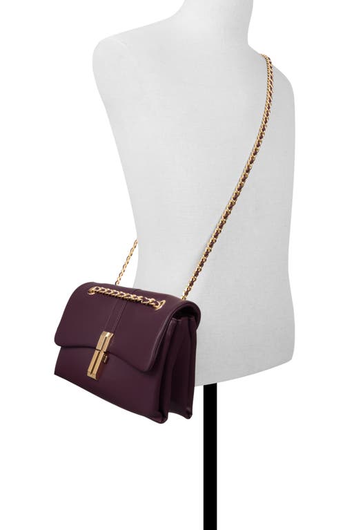 Aldo Aliciee Faux Leather Convertible Crossbody Bag In Purple