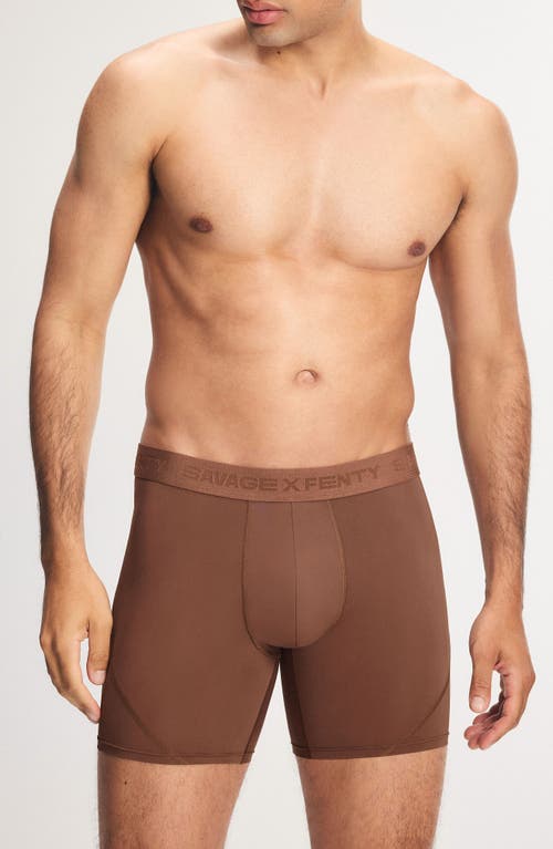 Savage X Fenty Shadow Fit Boxer Briefs In Brown
