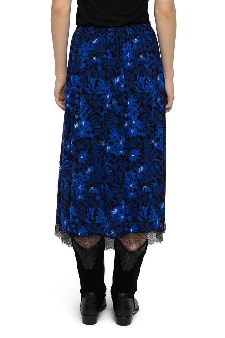 Jarvis Lace Trim Maxi Skirt, Alternate, color, ELECTRIC