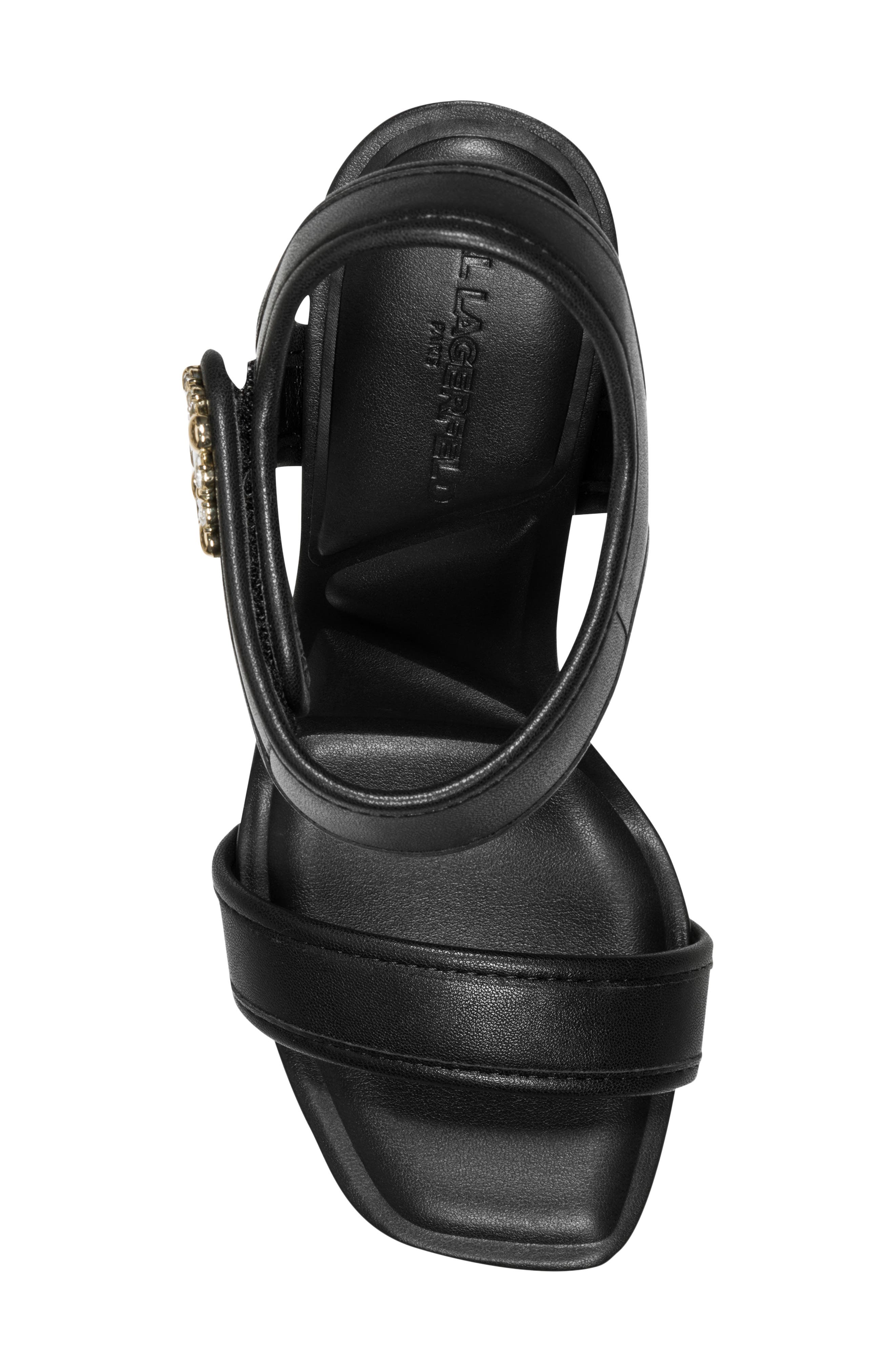 Celida Ankle Strap Sandal, Alternate, color, BLACK