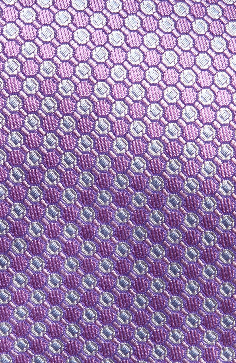 David Donahue Geometric Silk Tie, Alternate, color,